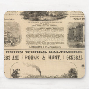 Tremont House, Boston Hotel Nahant House Mousepad