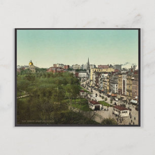 Tremont Street, Boston Mass. klassisches Photochro Postkarte