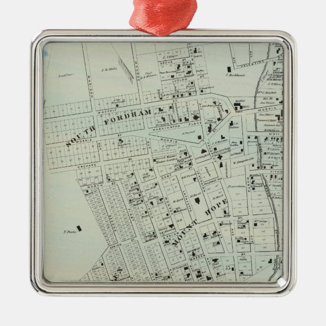 Tremont, w-Bauernhöfe Silbernes Ornament (Vorne)
