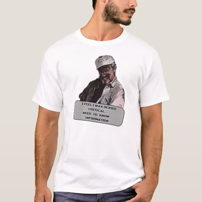 Tremors Funny Design - Informationen brauchen T-Shirt (Vorderseite)