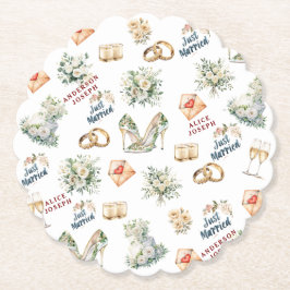 Trenby Bridal Zubehör für Hochzeiten Untersetzer