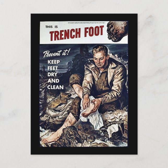 Trench Foot Postkarte (Vorderseite)
