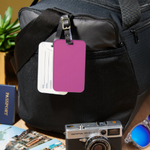 Trend Color - Berry Pink Gepäckmarke Gepäckanhänger