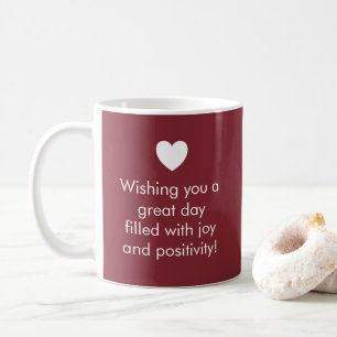 Trend Color Crimson Red - Name / Positive Tasse