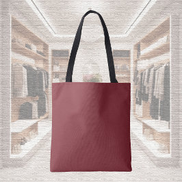 Trend Color - Crimson Red Tote Bag