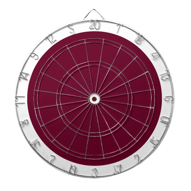 Trend Color Dark Burgundy Dart Board Dartscheibe (vorne)