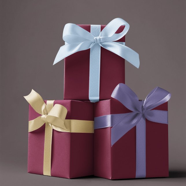 Trend Color Dark Burgundy Geschenkpapier Set (Von Creator hochgeladen)