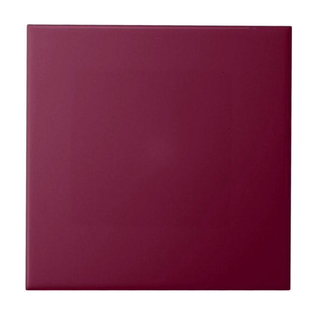 Trend Color Dark Burgundy Keramik Tile Fliese (Vorderseite)