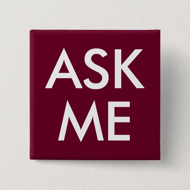 Trend Color Dark Burgundy — ME-Schaltfläche GEFRAG Button (Vorderseite)