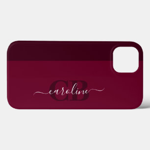 Trend Color - Dark Burgundy Script Case-Mate iPhone Hülle