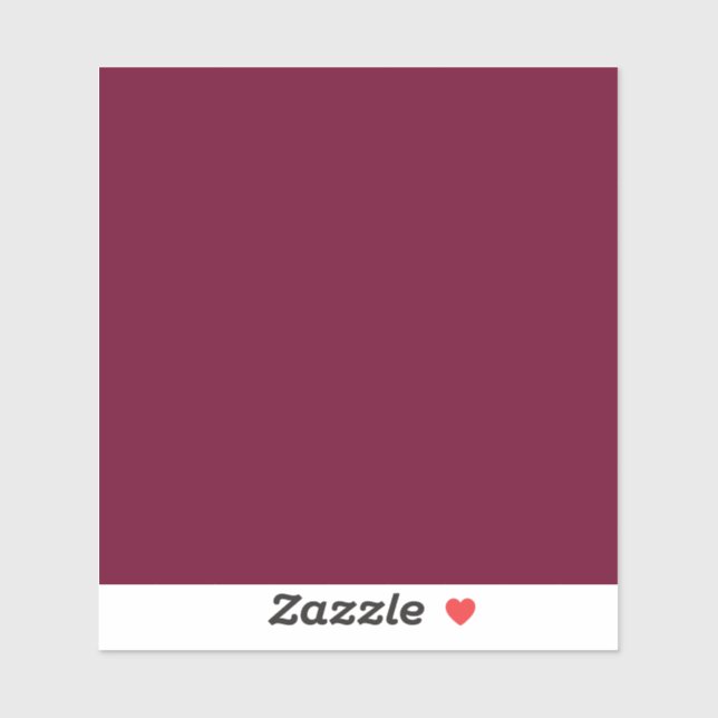Trend Color Dark Burgundy Vinyl Sticker (Blatt)