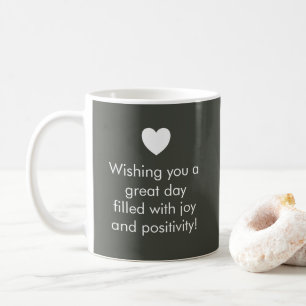 Trend Color Dark Forest Graue Name / Positivity Ta Kaffeetasse