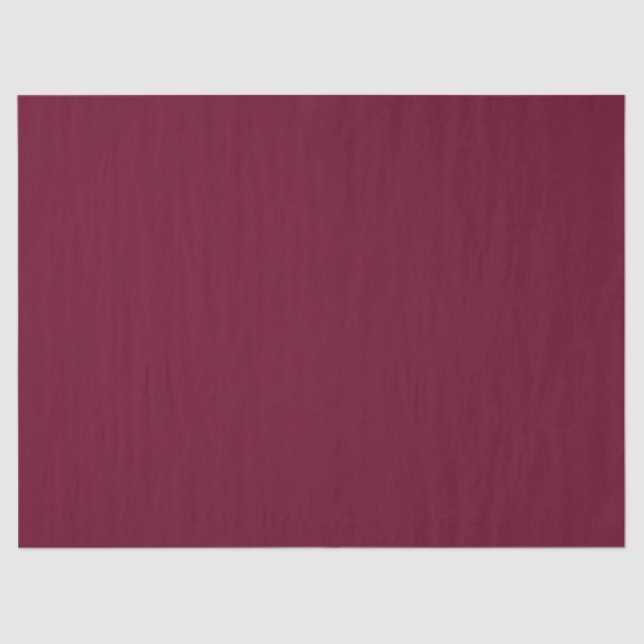 Trend Color Dunkel Burgundy Tissue Paper Seidenpapier (Vorderseite)