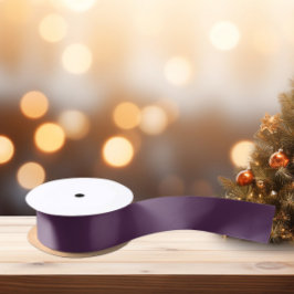 Trend Color Dunkel Lila Satinband