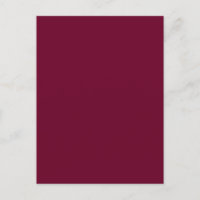Trend Color - Dunkle Burgund Postkarte