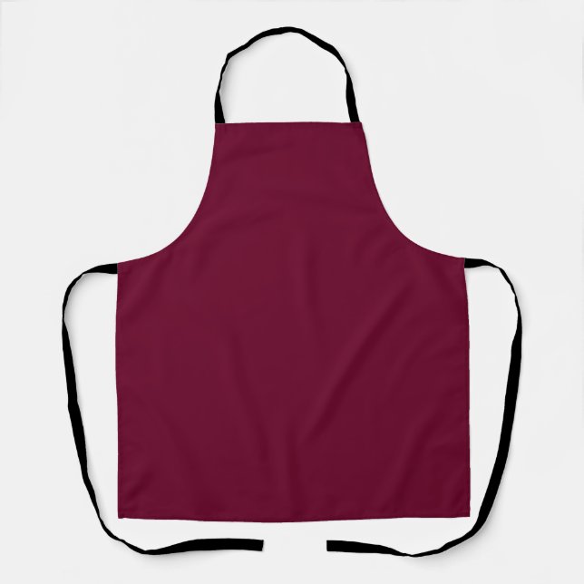 Trend Color - Dunkle Burgund-Schürze Schürze (Vorderseite)