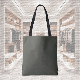 Trend Color - Dunkler Forest Gray Tote Bag