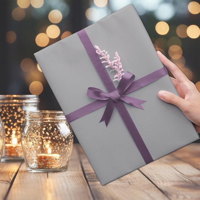 Trend Color Grau Geschenkpapier (Von Creator hochgeladen)