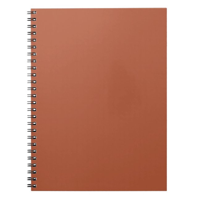 Trend Color - Kupfer-Notebook gebrannt Notizblock (Vorderseite)