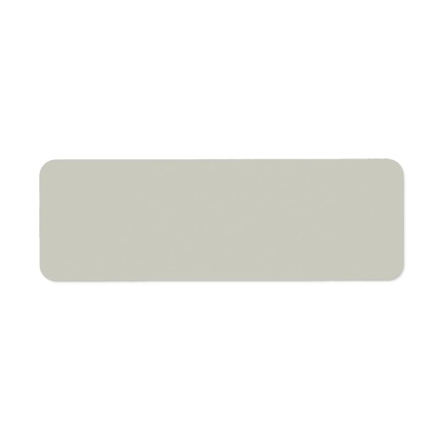 Trend Color - Light Gray Rücksendeadressen-Aufkleb (Vorne)