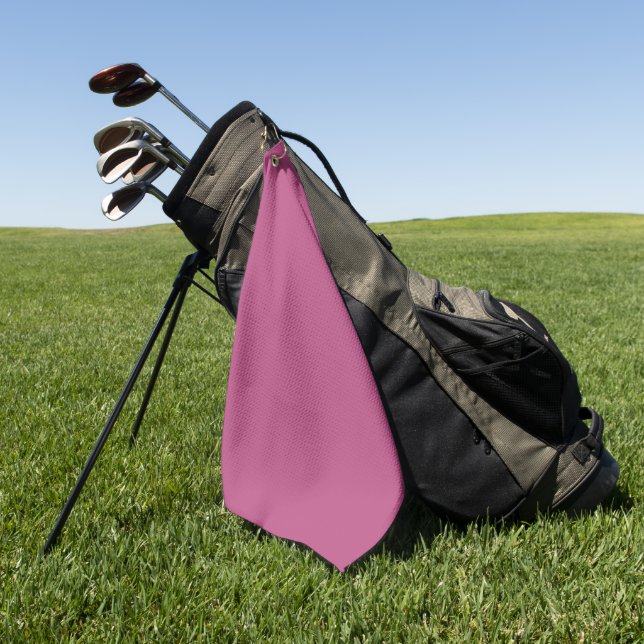 Trend Color Pink Lila Berg Golf Handtuch (Gras)