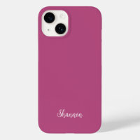 Trend Color Pink Lila Berry - Name Minimalistisch