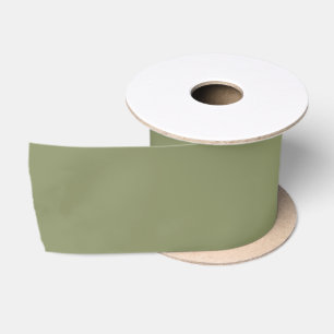 Trend Color - Reed Green Satin Ribbon Satinband