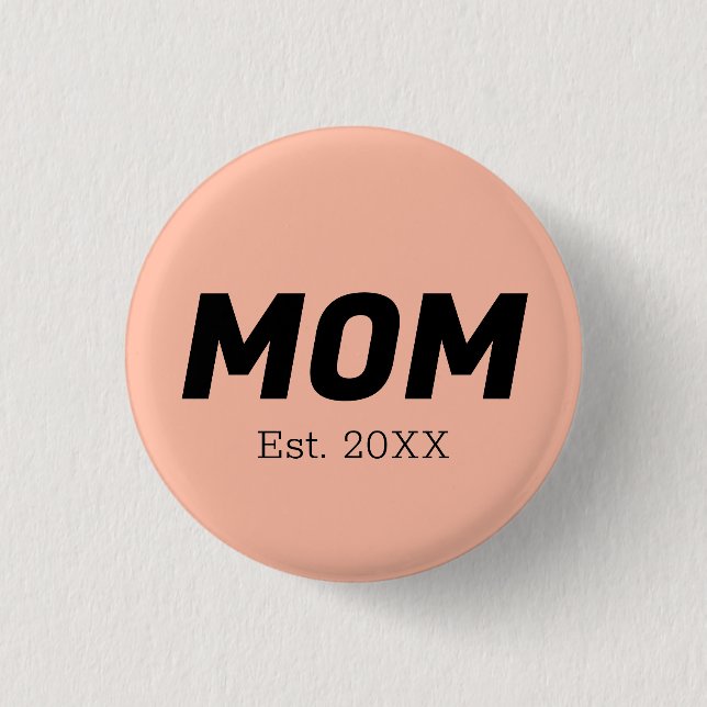 Trend Color - Schaltfläche "Soft Peach Mama" Button (Vorderseite)