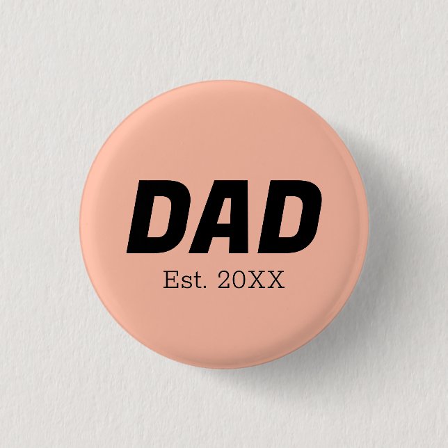 Trend Color - Schaltfläche "Soft Peach Vater" Button (Vorderseite)