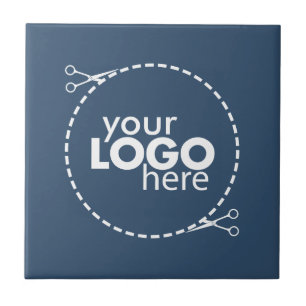Trend Color - Serielles blaues Logo - Keramik Tile Fliese