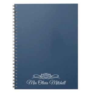 Trend Color - Serious Blue Name Notebook Notizblock