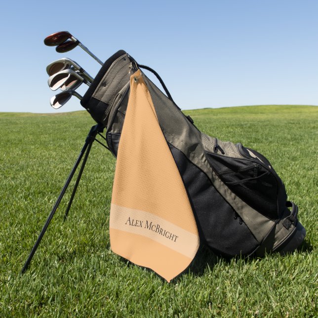 Trend Color Soft Orange Golfhandtuch (Gras)
