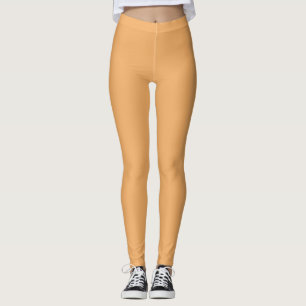 Trend Color Soft Orange Leggings