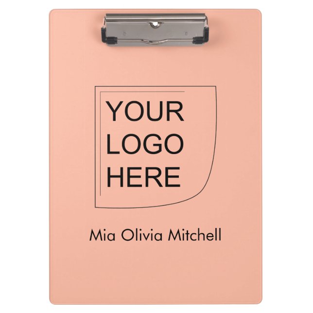 Trend Color Soft Peach - Logo / Foto Zwischenablag Klemmbrett (Vorderseite)