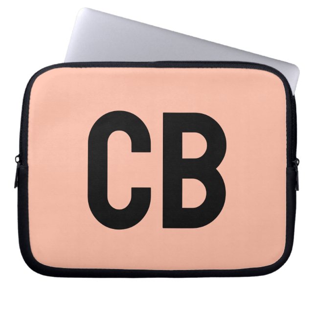 Trend Color Soft Peach Notebook Sleeve (Vorderseite)