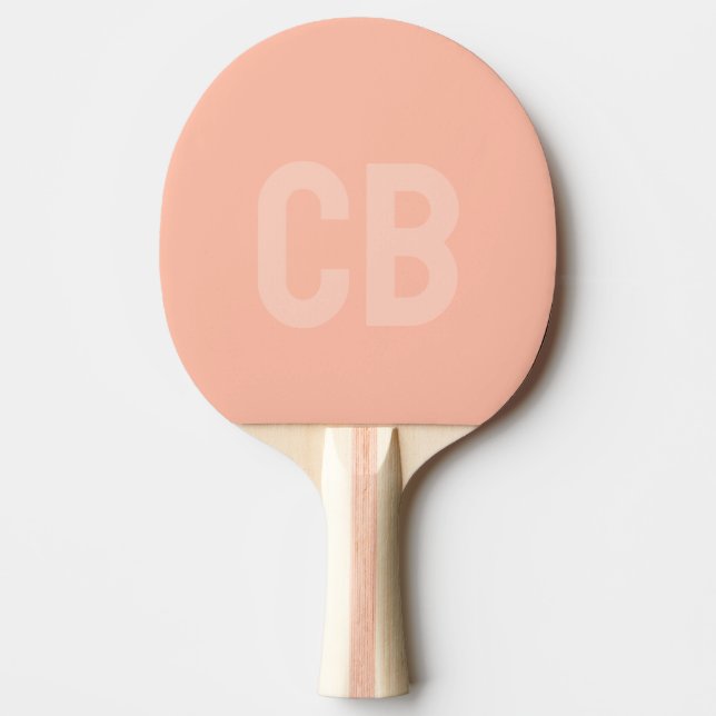 Trend Color Soft Peach Ping Pong Paddel Tischtennis Schläger (Vorderseite)