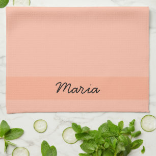 Trend Color Soft Pfirsichname Küchentuch
