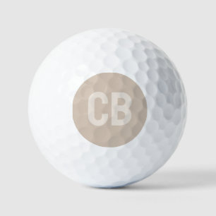 Trend Color Soft Taupe Golfballs Golfball