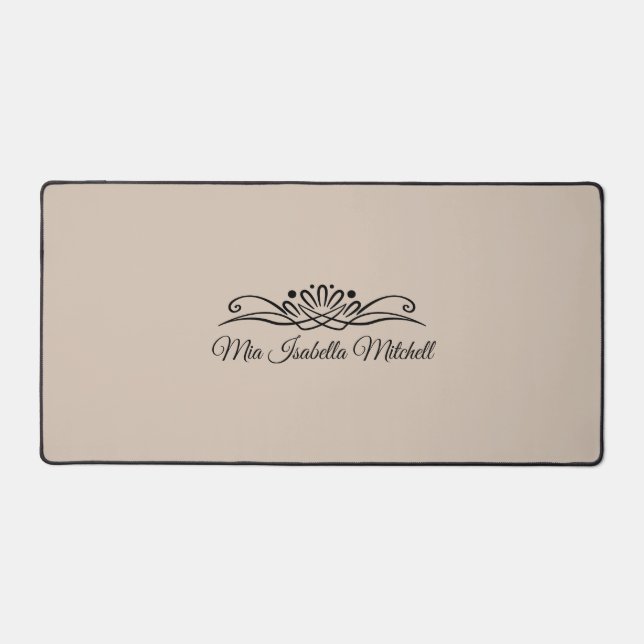 Trend Color Soft Taupe Schreibtischmatte (Vorderseite)