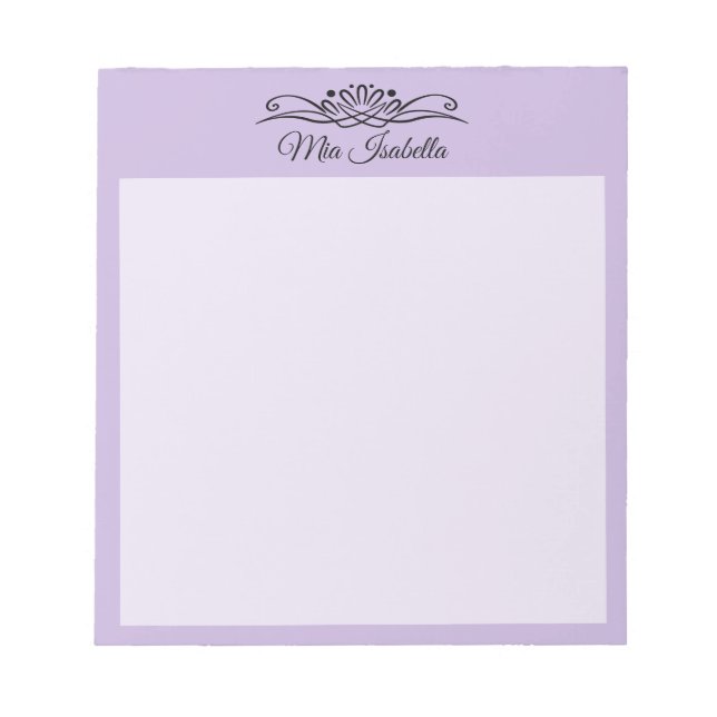 Trend Color Soft Violet Classic Editor Notizblock (Vorderseite)