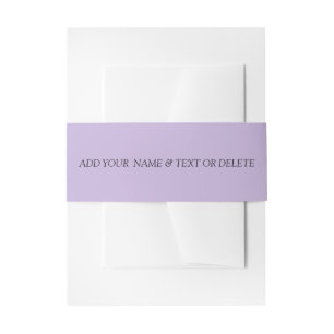 Trend Color Soft Violet Einladung Bauchband Einladungsbanderole