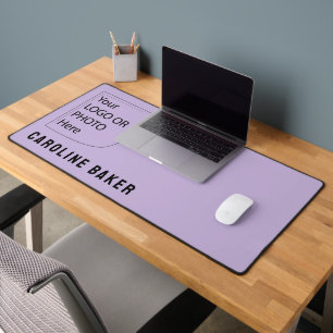 Trend Color Soft Violet Logo-Labelmatte Schreibtischunterlage