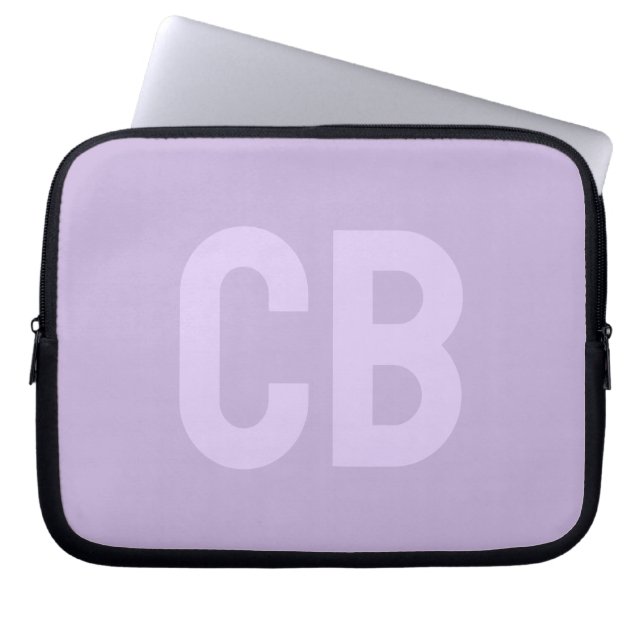 Trend Color Soft Violett Notebook-Sieb Laptopschutzhülle (Vorderseite)