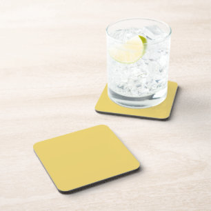 Trend Color Soft Yellow Hard Plastic Untersetzer