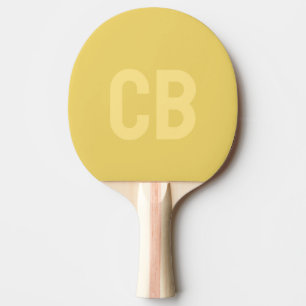 Trend Color Soft Yellow Ping Pong Paddel Tischtennis Schläger