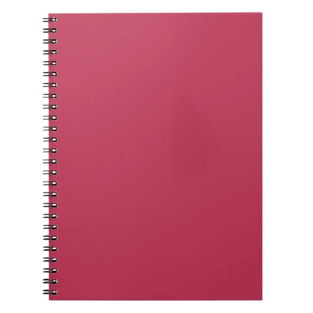 Trend Color - Vibranntes Magenta-Notebook Notizblock (Vorderseite)