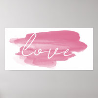 Trend Color Viva Magenta Liebe Poster