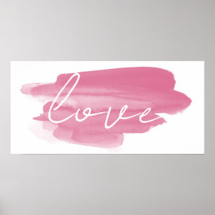 Trend Color Viva Magenta Liebe Poster