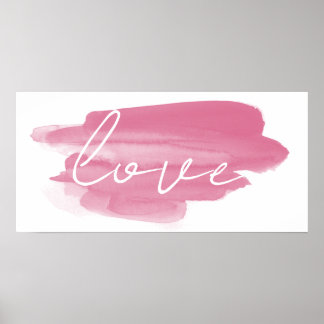 Trend Color Viva Magenta Liebe Poster