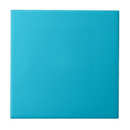 Trend Color - Vivid Cyan Decorative Keramik Tile Fliese